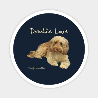 Golden Doodle Dog Magnet